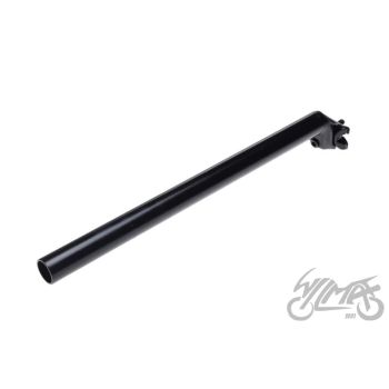 Istmepost jalgrattale 400mm, 27,2mm, must