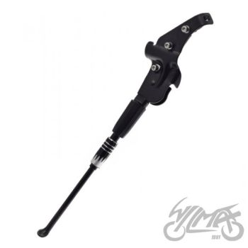 Küljejalg jalgrattale, must