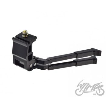 Seisujalg jalgrattale, must