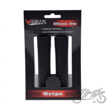 Käepidemed jalgrattale, mustad, 130 mm