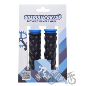 Käepidemed jalgrattale, must/sinine, 120 mm