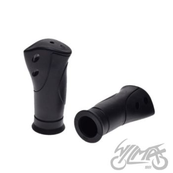 Käepidemed jalgrattale, mustad, 93 mm