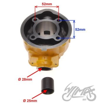 Silindri komplekt WM, APRILIA AM6 AM345-70 MINARELLI 70