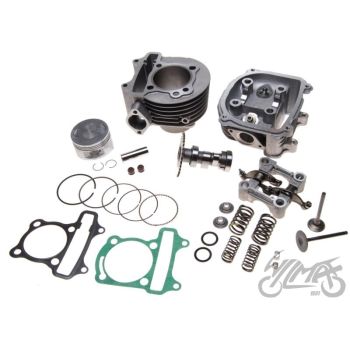 Silindri komplekt koos silindripeaga 150cc, 57.40 x 15mm  GY6 125-150cc