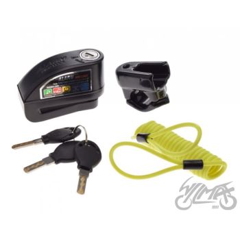 Piduriketta lukk alarmiga, on/off variant, must