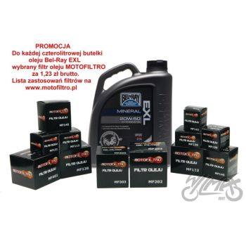 BEL-RAY EXL MINERAALÕLI 4T 20W-50 4L