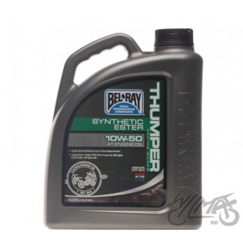 BEL-RAY WORKS THUMPER SYN.ESTER 4T 10W-50 4L