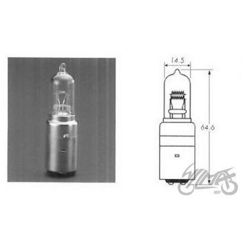 PIRN 12V 18/18W T14,5 BA20D