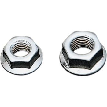 NUT FLANGE 1/2-20 CHROME