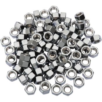 3/8"-24 CHROME HEX NUT