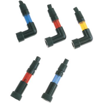 SPARK PLUG CAP 90 DEG-BLU