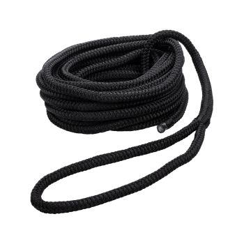 Qvarken Mooring Rope Dockline with eye 12mm 6m black