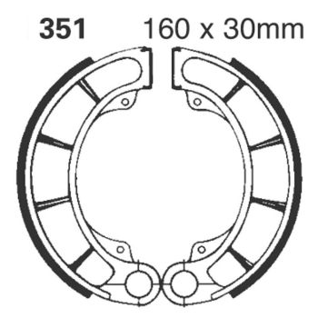 EBC BRAKE SHOE