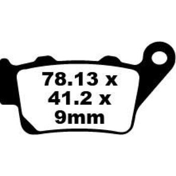 Piduriklotsid EBC Metallic