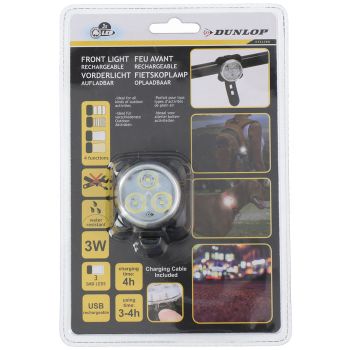 Jalgratta esituli akuga LED 3W