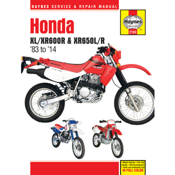 MANUAL HON XL600R/XR600R