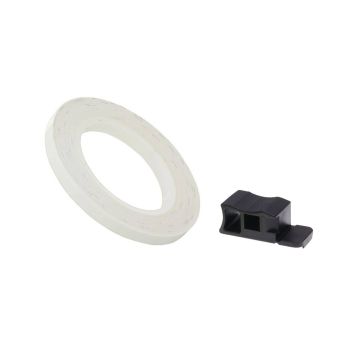 veljelint / rattatriip 7mm - valge - 600cm