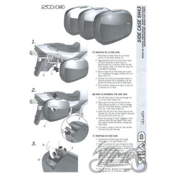 Kohvri (külgmise) kaas SH43, must