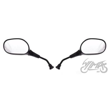 Tahavaatepeegli komplekt MH014 SR M10 CN, must