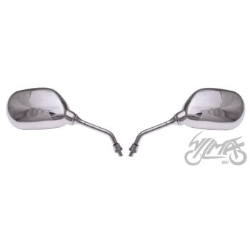 Tahavaatepeegli komplekt ovaalne, kroomitud MP101 M8 CN