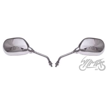 Tahavaatepeegli komplekt ovaalne, kroomitud MP101 M8 CN