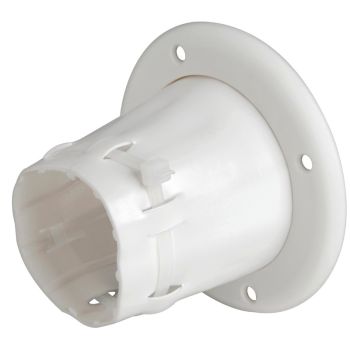 white PVC cable grommet Package 5 KPL