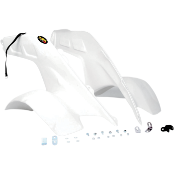 ATV FENDER FRNT PR WHITE