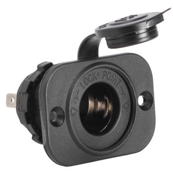 socket with external flange