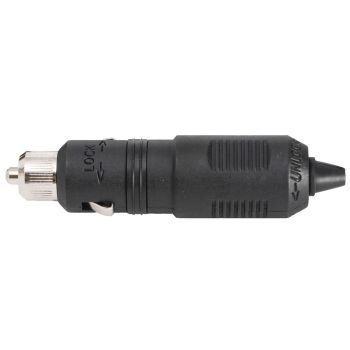 plug + fuse and red LED