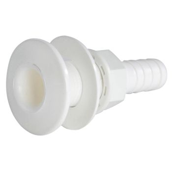 thru hull white plastic 11/4