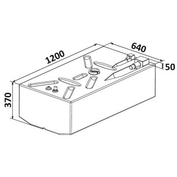 fuel tank 260 litres