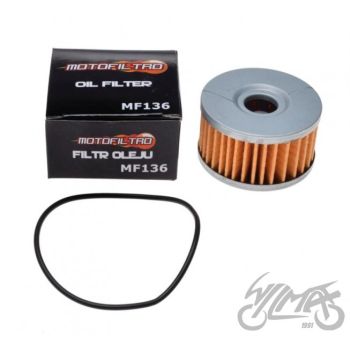 Õlifilter mf136 (hf136) motofiltro 16510-38240