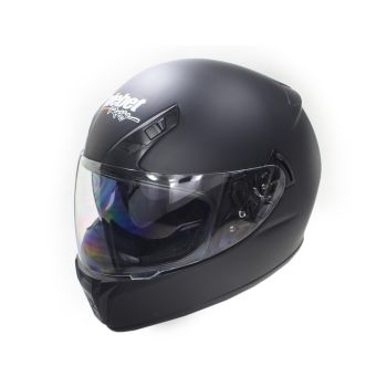 Kiiver SAFEBET HF-125A FLAT BLACK (ilma ECE) FMVSS 218