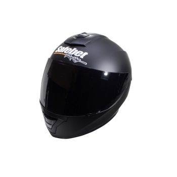 Kiiver SAFEBET HF-126S FLAT BLACK CIEMNA SZYBA (ilma ECE)