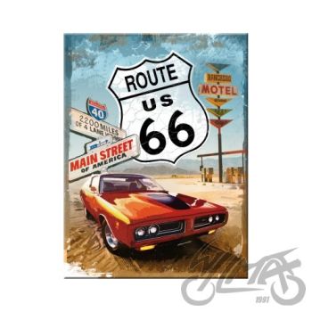 Magnet marsruut 66 punane auto 14229