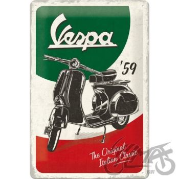 Märk (plekist) 20x30 Vespa klassikaline