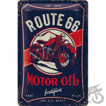 Märk (plekist) 20x30 Route 66 mootoriõli