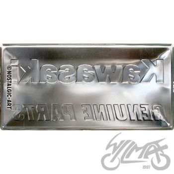Märk (plekist) 25x50 KAWASAKI genuine parts
