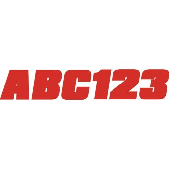 STICKER KIT RED SOLID