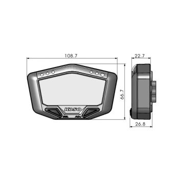 Spidomeeter Koso DB02R Road