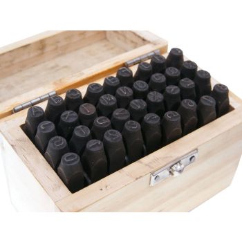 tähed ja numbrid templikomplekt Silverline 5mm 36-osaline