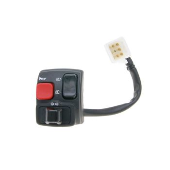 vasakpoolne lüliti komplekt näidik, kaugtuli / lähituli, signaal MBK Booster NG, Yamaha BWs NG, Jog R, Slider jaoks