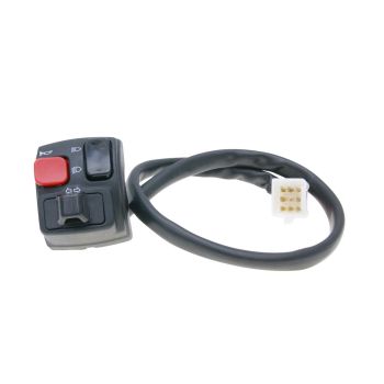 vasakpoolne lüliti komplekt indikaator, kaugtuli / lähituli, signaal Derbi Senda R, DRD, SM, X-Race jaoks