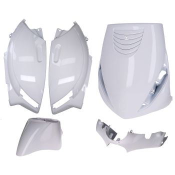 Starmoto Europe kattekomplekt läikivvalge mudelitele Piaggio Zip 2 AC 2000-