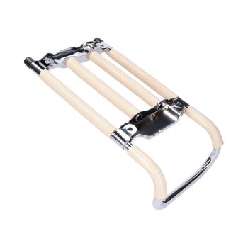 kroomitud pagasiriiul, beež Simson KR51/1, KR51/2, SR4-2, SR4-3, SR4-4 Schwalbe, Star, Habicht, Sperber jaoks