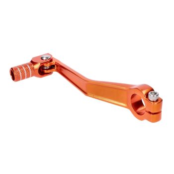 gearshift lever foldable aluminum anodized orange for Simson S50, S51, S53, S70, S83