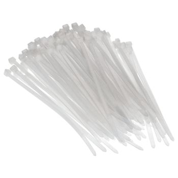 kaabliköidikud 140x3.6mm läbipaistvad - komplekt 100 tk