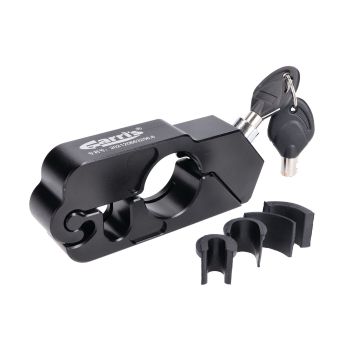 gaasi / pidurihoova lukk vargusevastane alumiinium must rollerile, mootorrattale