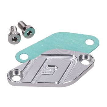 õlipumba kate Doppler V2 hõbedane Minarelli AM6, Derbi EBE, EBS, D50B jaoks