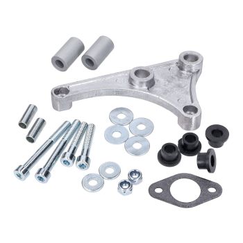 mounting kit for exhaust Tecnigas RS II chrome for Piaggio Maxi 125-180cc 2T